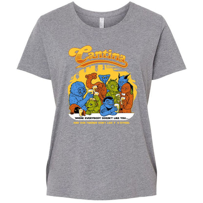 Ladies Curvy Jersey - F8S335QM - Granite Heather - 9