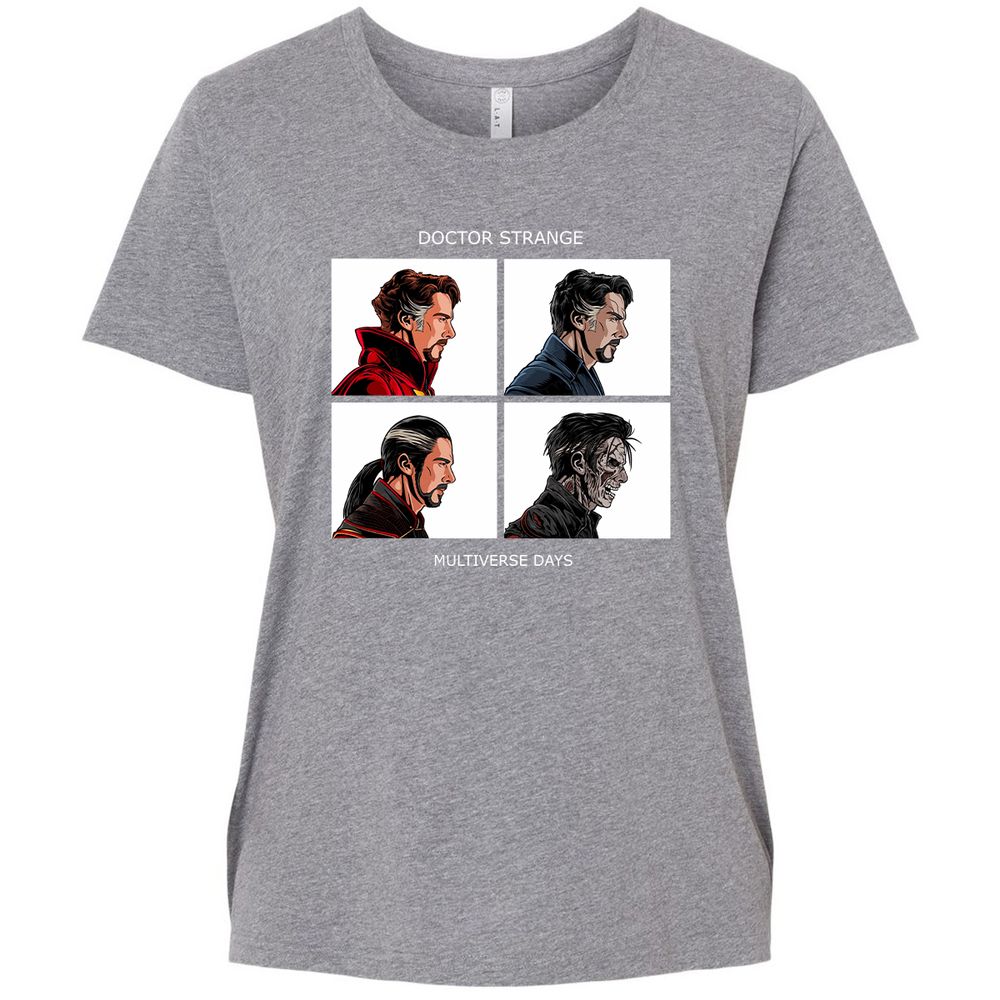 Ladies Curvy Jersey - H1XEHK4H - Granite Heather - 9