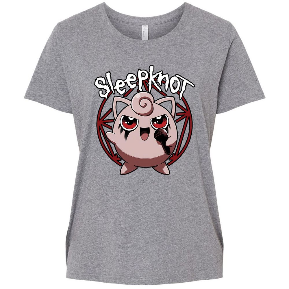 Ladies Curvy Jersey - JSAUVBV6 - Granite Heather - 9