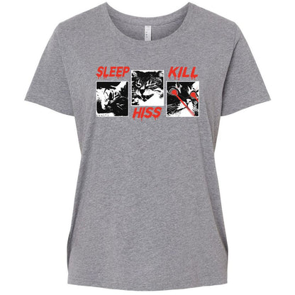 Ladies Curvy Jersey - ND9H7HSJ - Granite Heather - 9