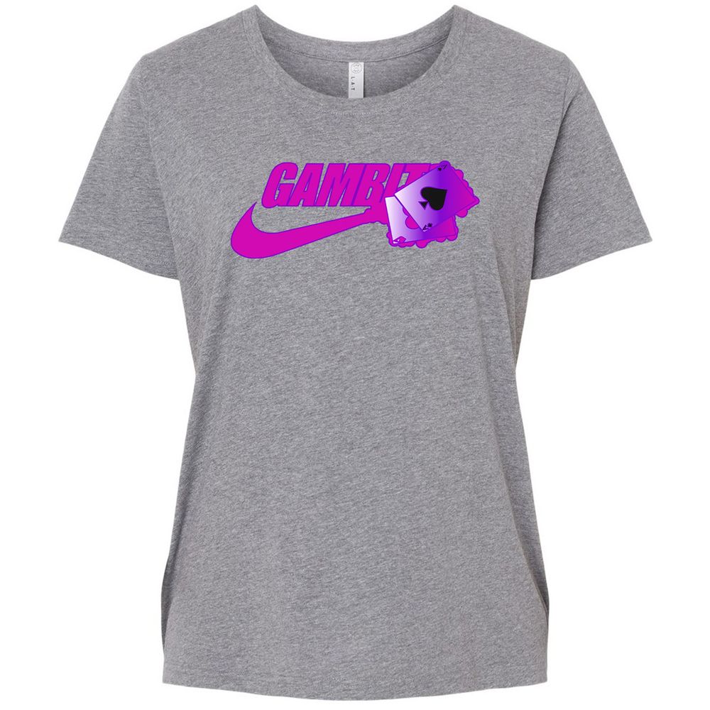 Ladies Curvy Jersey - J6DKD2A7 - Granite Heather - 9
