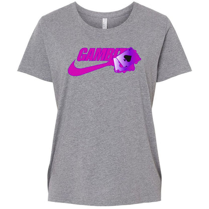 Ladies Curvy Jersey - J6DKD2A7 - Granite Heather - 9