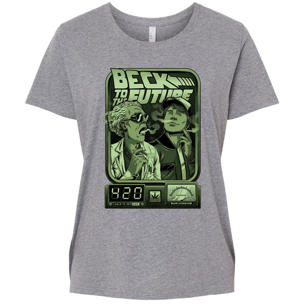 Ladies Curvy Jersey - KNYV49UX - Granite Heather - 9