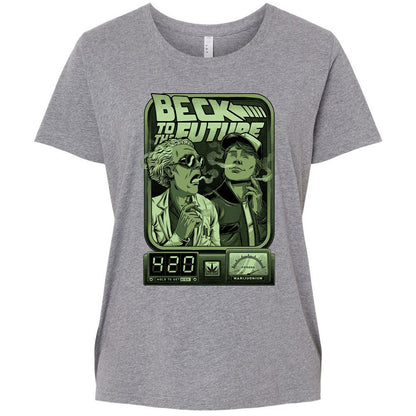 Ladies Curvy Jersey - KNYV49UX - Granite Heather - 9