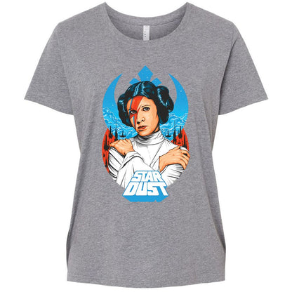 Ladies Curvy Jersey - 67YQMU5F - Granite Heather - 9