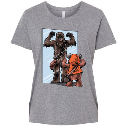 Ladies Curvy Jersey - A1SSYFNF - Granite Heather - 9