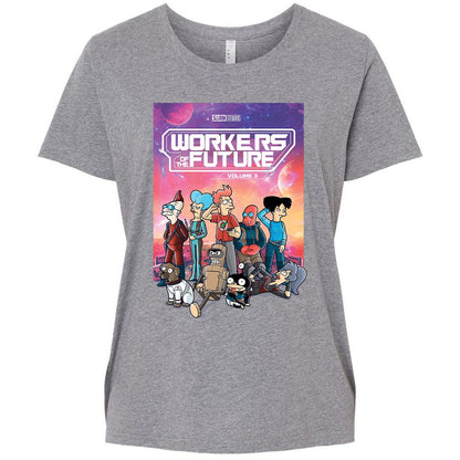 Ladies Curvy Jersey - VLX67FNA - Granite Heather - 9