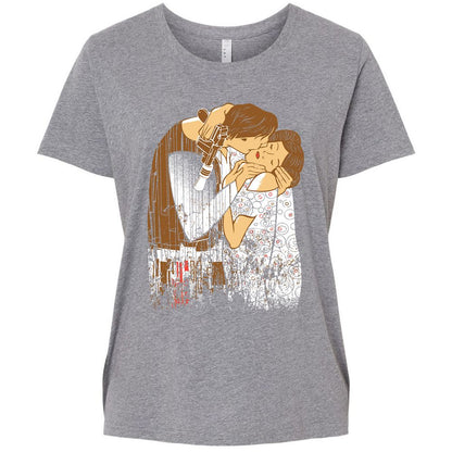 Ladies Curvy Jersey - 2KUYK1MS - Granite Heather - 9