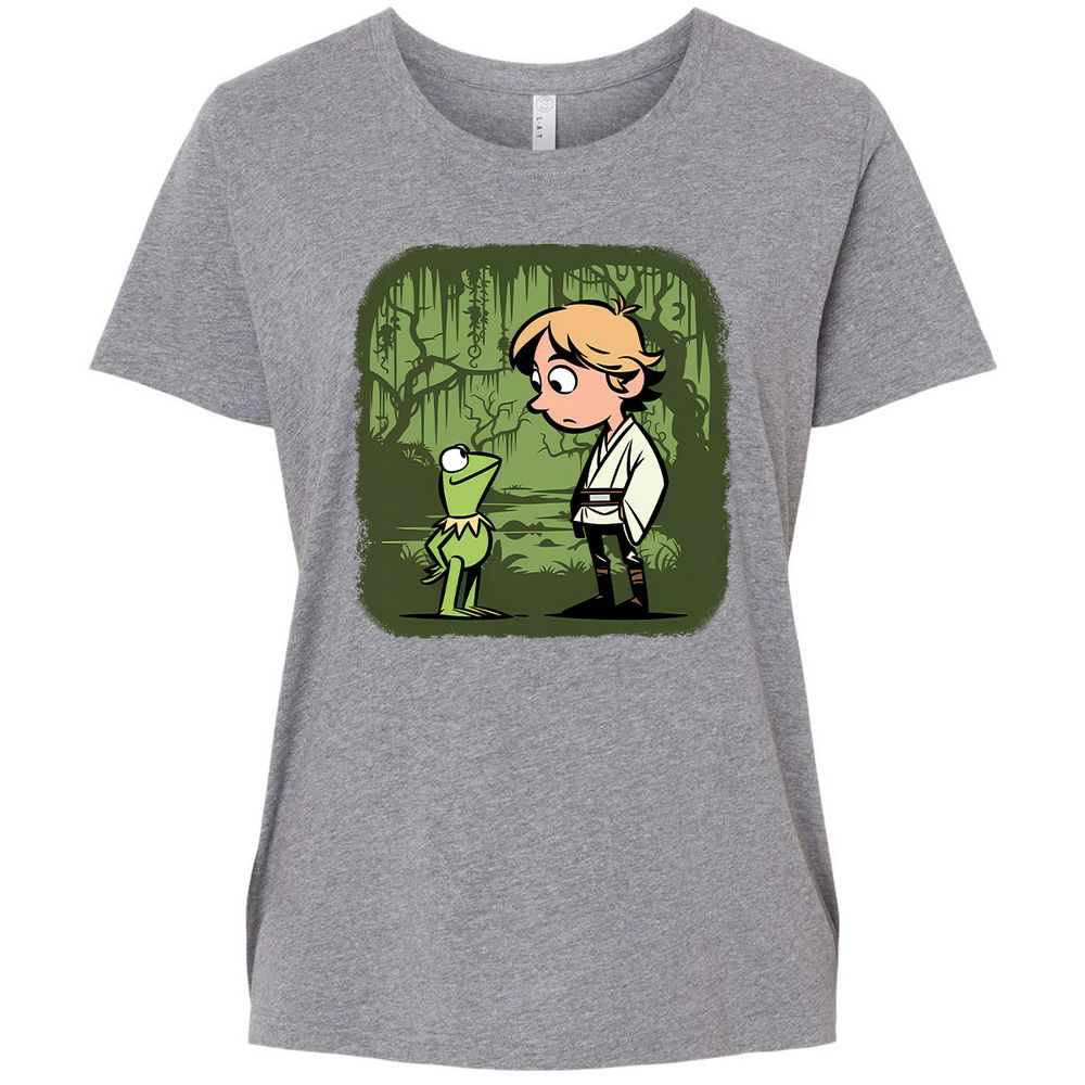 Ladies Curvy Jersey - 5DLMZCTZ - Granite Heather - 9