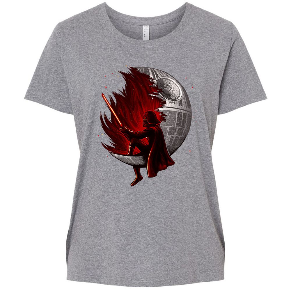 Ladies Curvy Jersey - V5KWUL3M - Granite Heather - 9