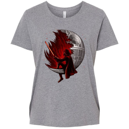 Ladies Curvy Jersey - V5KWUL3M - Granite Heather - 9