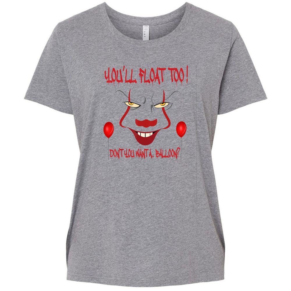 Ladies Curvy Jersey - FYM43C8T - Granite Heather - 9