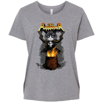 Ladies Curvy Jersey - T8YV5QEQ - Granite Heather - 9