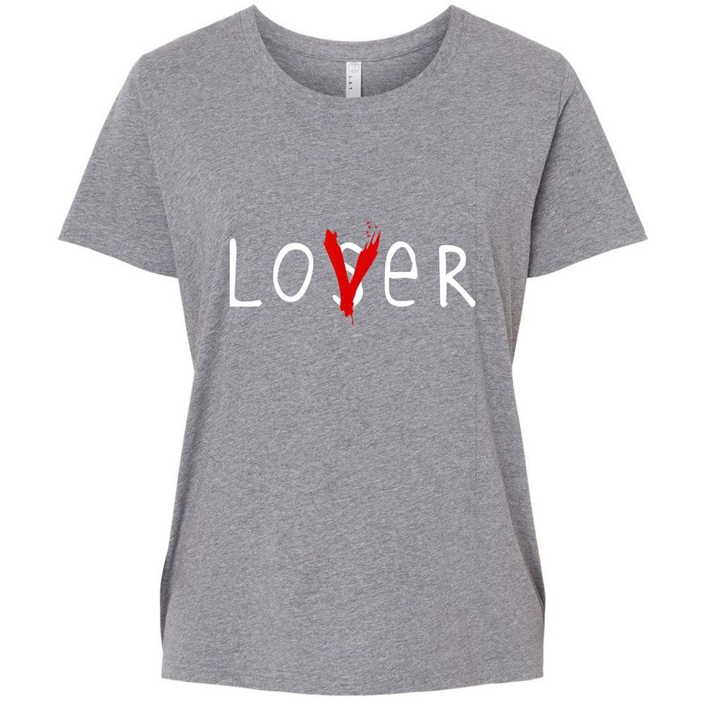 Ladies Curvy Jersey - 4RRUA8GF - Granite Heather - 9