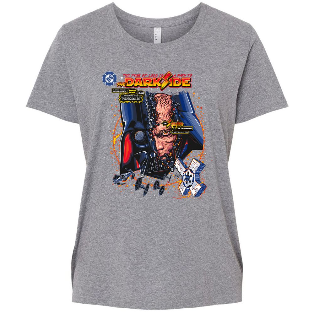 Ladies Curvy Jersey - DDCWNMY1 - Granite Heather - 9