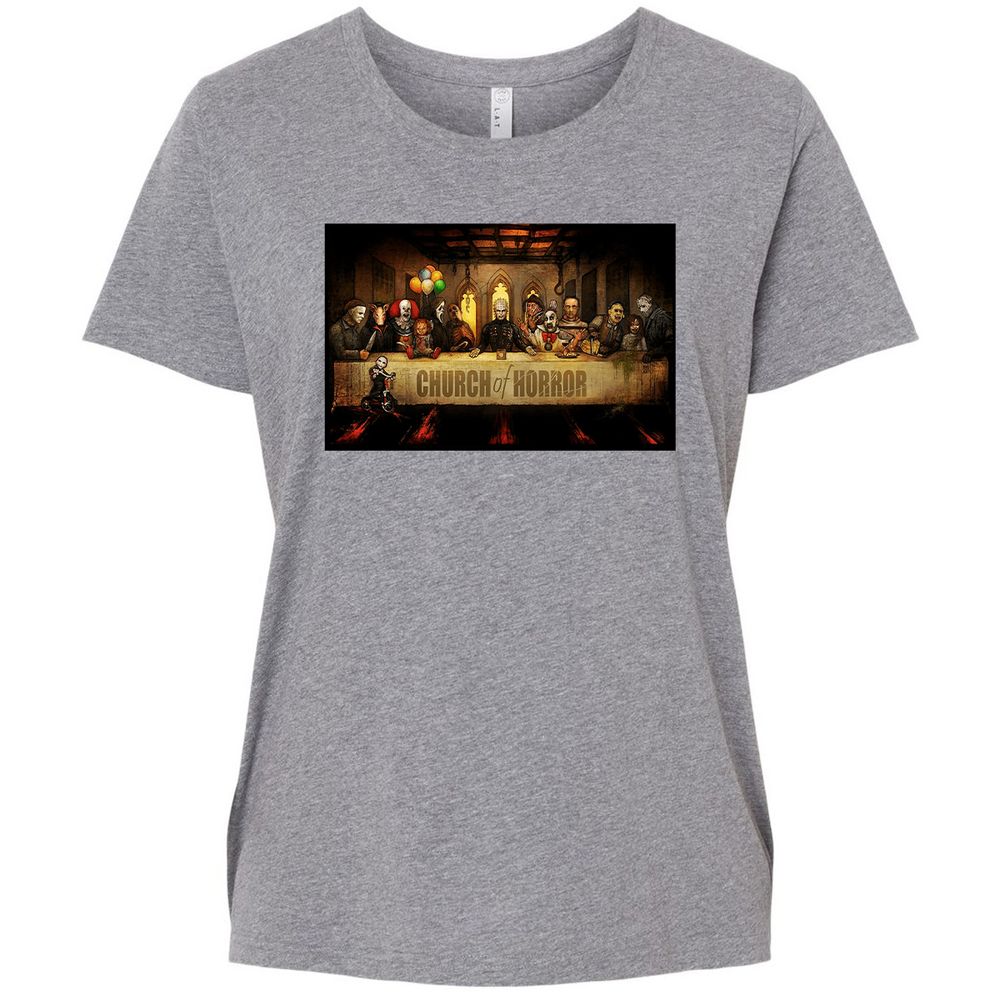 Ladies Curvy Jersey - Q9VBP9VU - Granite Heather - 9