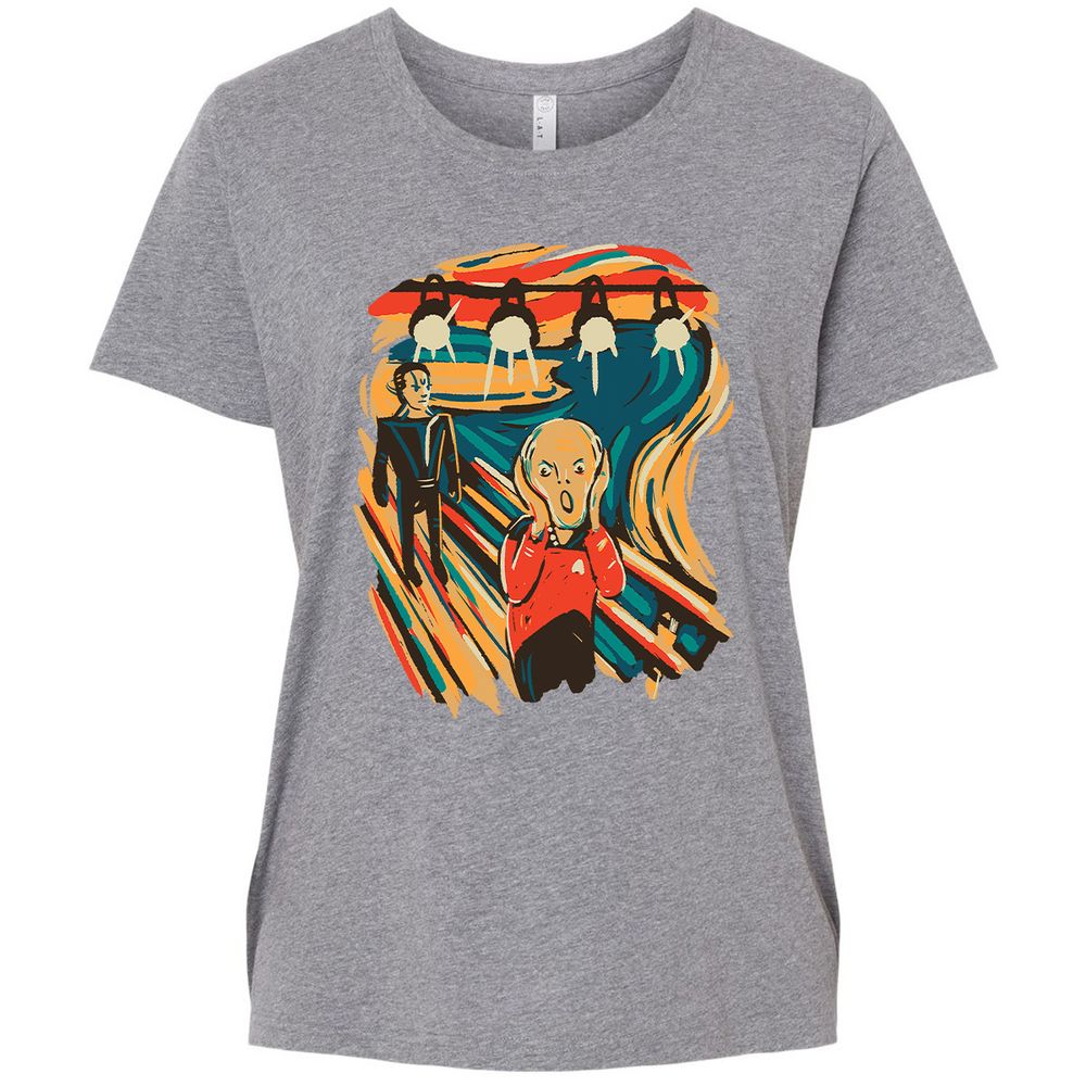 Ladies Curvy Jersey - VWTQY72Y - Granite Heather - 9