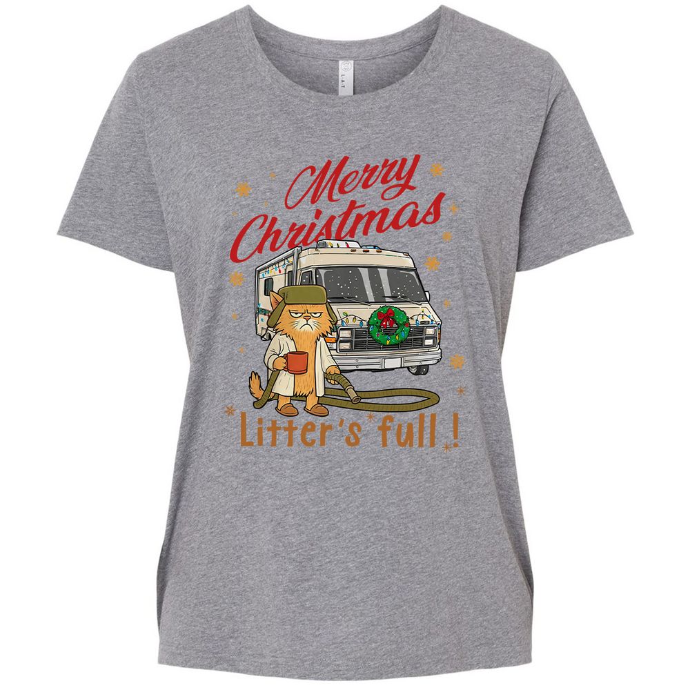 Ladies Curvy Jersey - EHFH8FRH - Granite Heather - 9