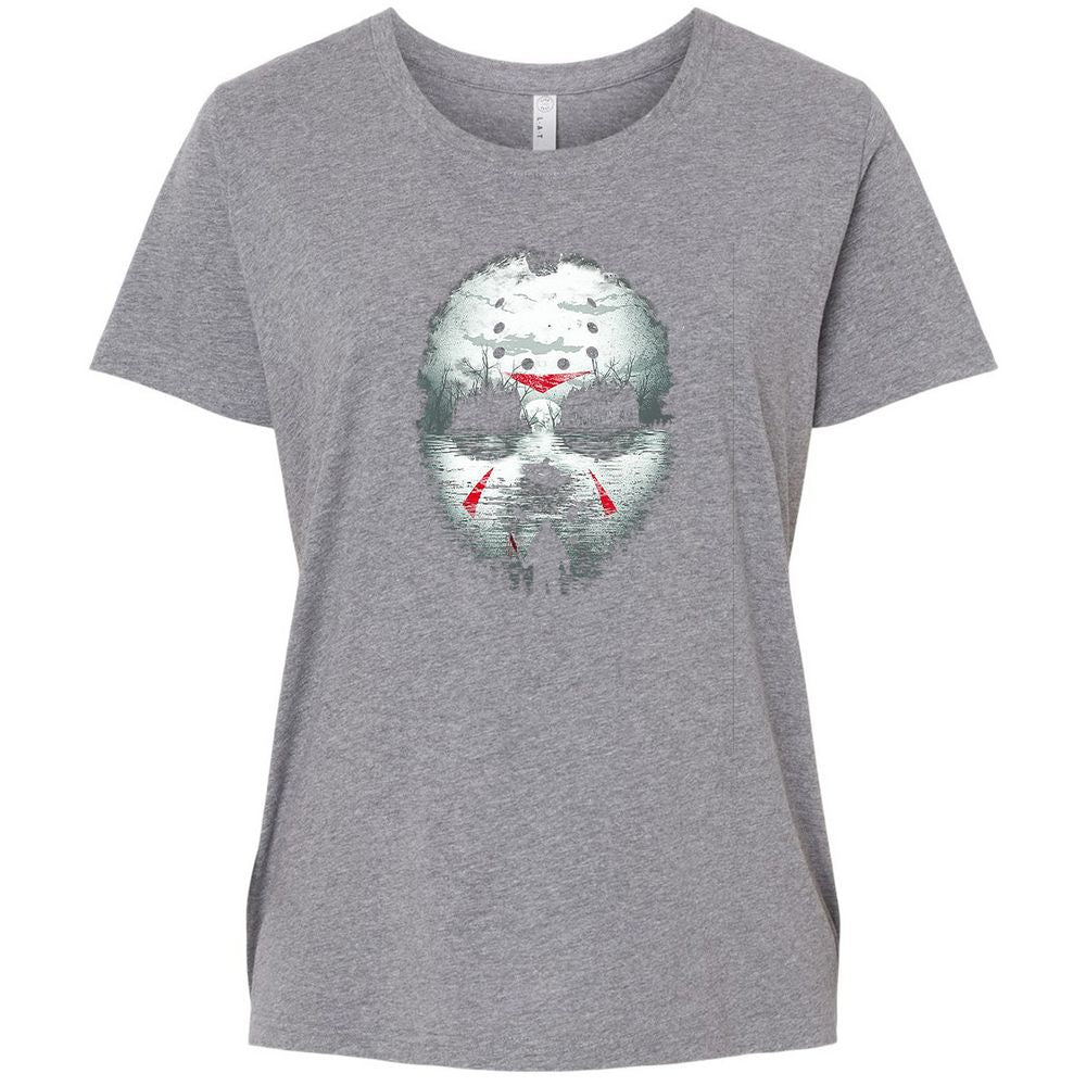 Ladies Curvy Jersey - 9NC7MP68 - Granite Heather - 9