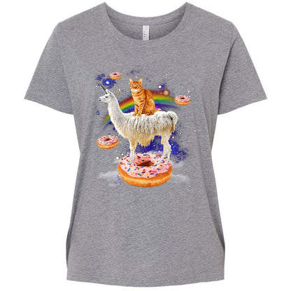 Ladies Curvy Jersey - WWEBYMDC - Granite Heather - 9