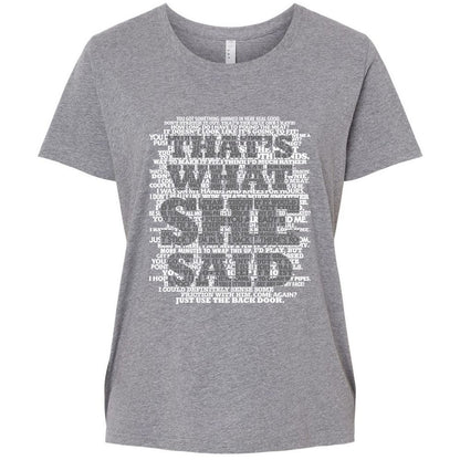 Ladies Curvy Jersey - B5V21XDV - Granite Heather - 9