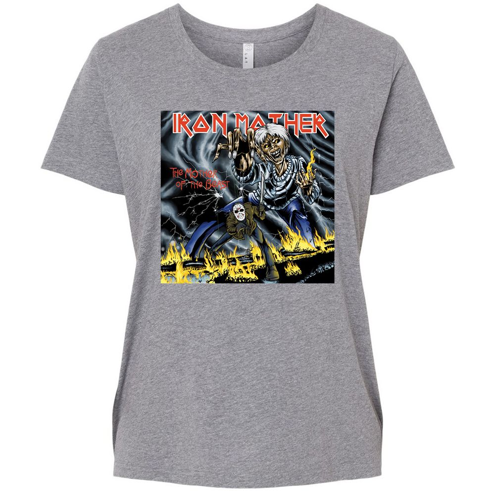 Ladies Curvy Jersey - ME21YYR7 - Granite Heather - 9