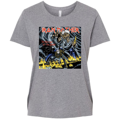 Ladies Curvy Jersey - ME21YYR7 - Granite Heather - 9