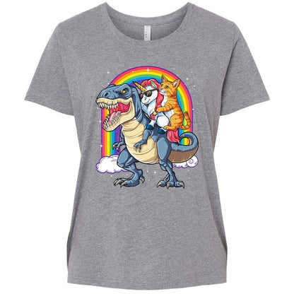 Ladies Curvy Jersey - H5BKFFFJ - Granite Heather - 9