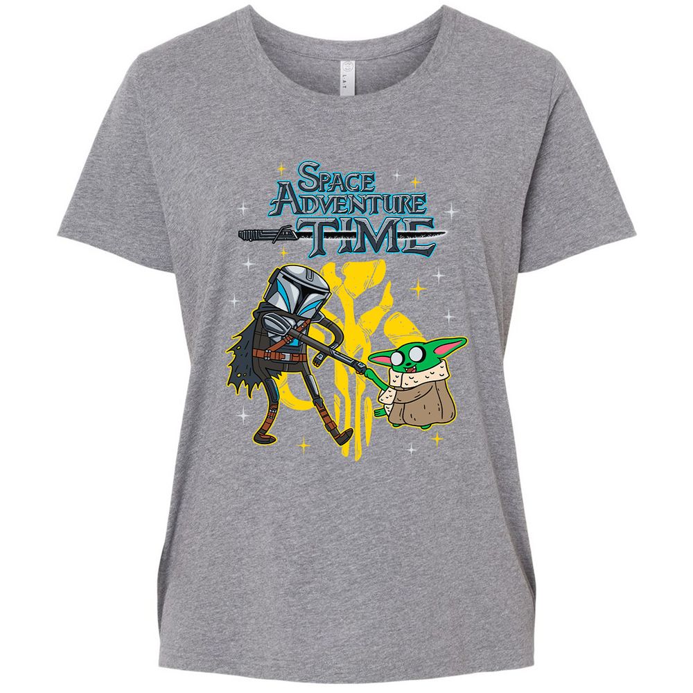 Ladies Curvy Jersey - ZFAGCHSQ - Granite Heather - 9