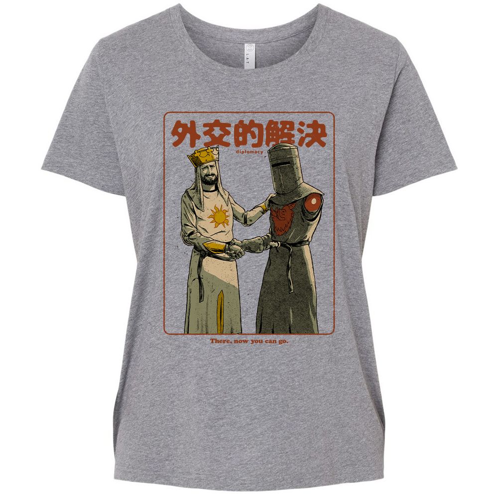 Ladies Curvy Jersey - JUYYA8ZE - Granite Heather - 9