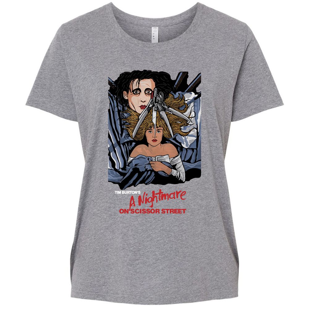 Ladies Curvy Jersey - B89M5VJZ - Granite Heather - 9