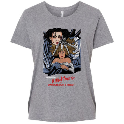 Ladies Curvy Jersey - B89M5VJZ - Granite Heather - 9