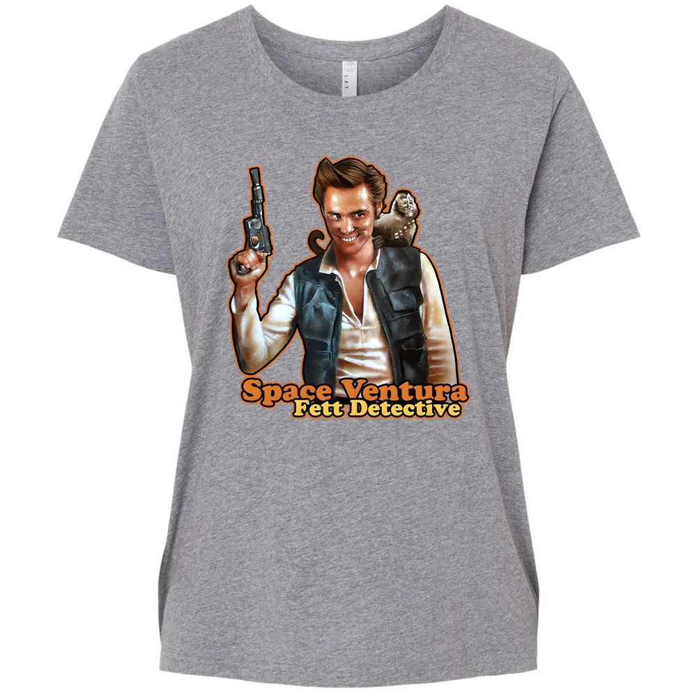 Ladies Curvy Jersey - 5XJ8D4EW - Granite Heather - 9