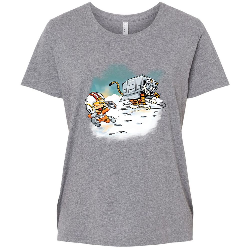 Ladies Curvy Jersey - 9CAUKCZ3 - Granite Heather - 9