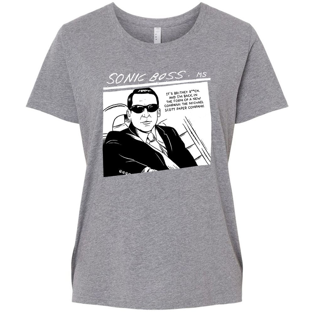 Ladies Curvy Jersey - NRMJFZ5E - Granite Heather - 9