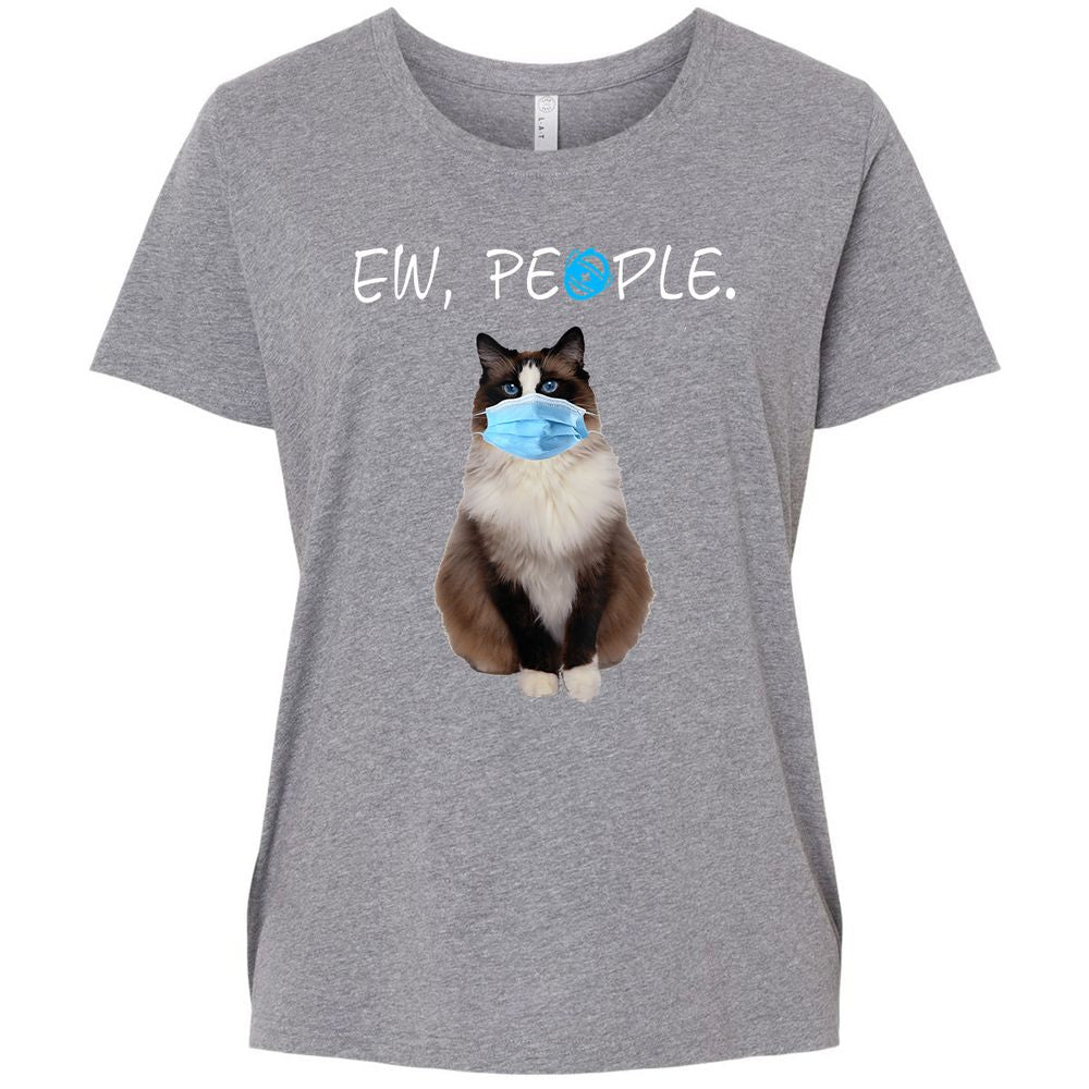 Ladies Curvy Jersey - D6BC5938 - Granite Heather - 9