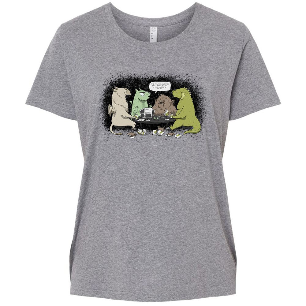 Ladies Curvy Jersey - BF8GTDBY - Granite Heather - 9