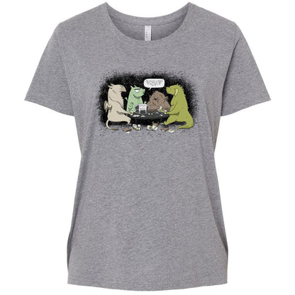 Ladies Curvy Jersey - BF8GTDBY - Granite Heather - 9