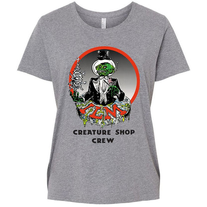 Ladies Curvy Jersey - 774MQM1Y - Granite Heather - 9