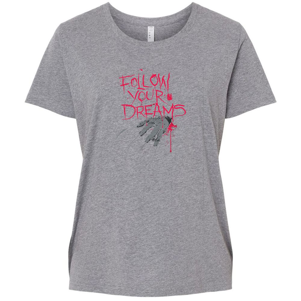 Ladies Curvy Jersey - ZSE8TA3M - Granite Heather - 9