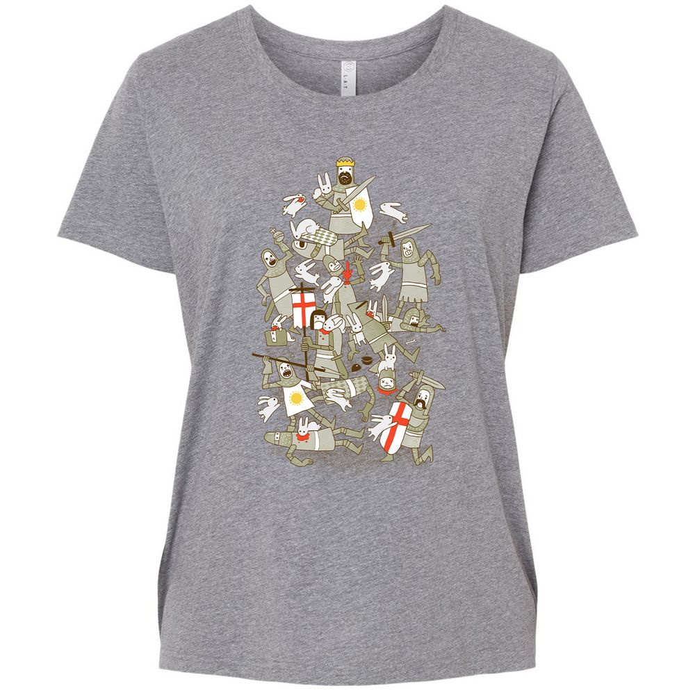 Ladies Curvy Jersey - JYGU2CLY - Granite Heather - 9