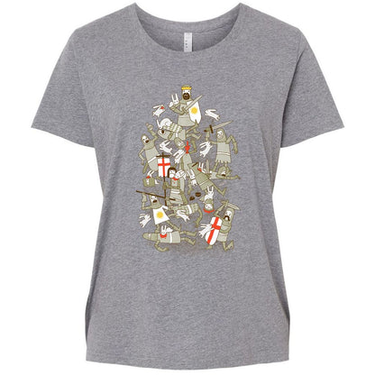 Ladies Curvy Jersey - JYGU2CLY - Granite Heather - 9