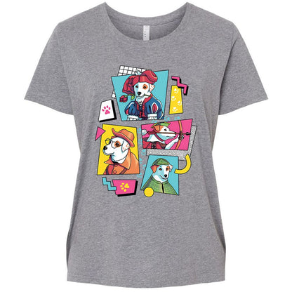 Ladies Curvy Jersey - 9WYRC8QH - Granite Heather - 9