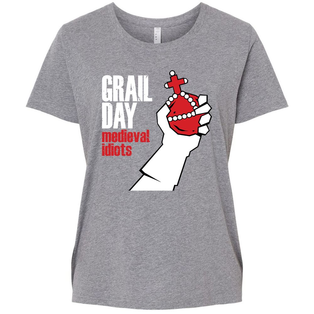 Ladies Curvy Jersey - 4J5YRD6W - Granite Heather - 9