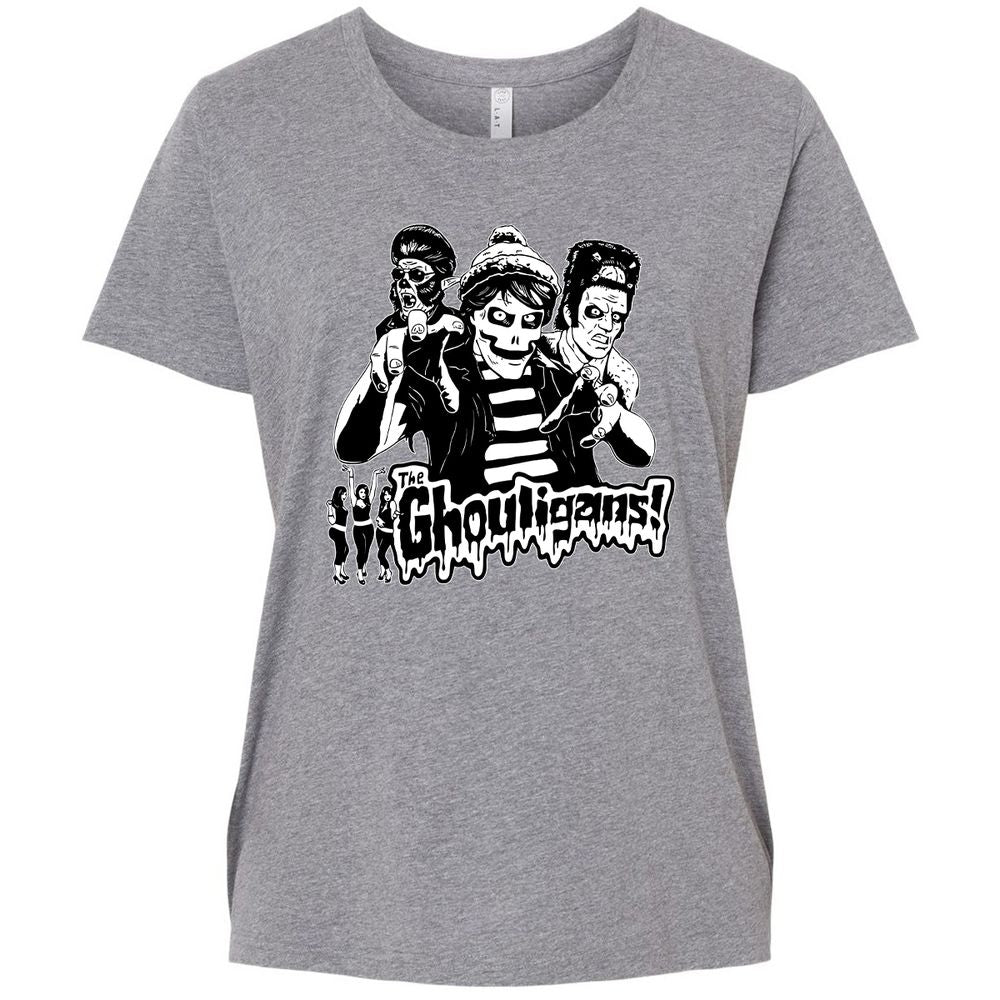 Ladies Curvy Jersey - 9XLLMSTQ - Granite Heather - 9