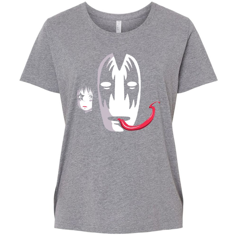 Ladies Curvy Jersey - 7FR9D7JK - Granite Heather - 9
