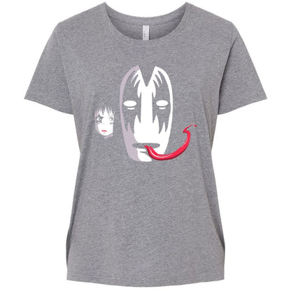 Ladies Curvy Jersey - 7FR9D7JK - Granite Heather - 9