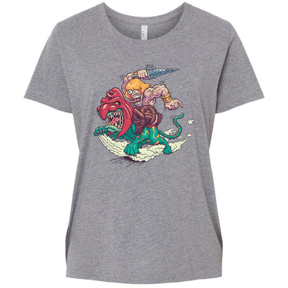 Ladies Curvy Jersey - P591LDYH - Granite Heather - 9