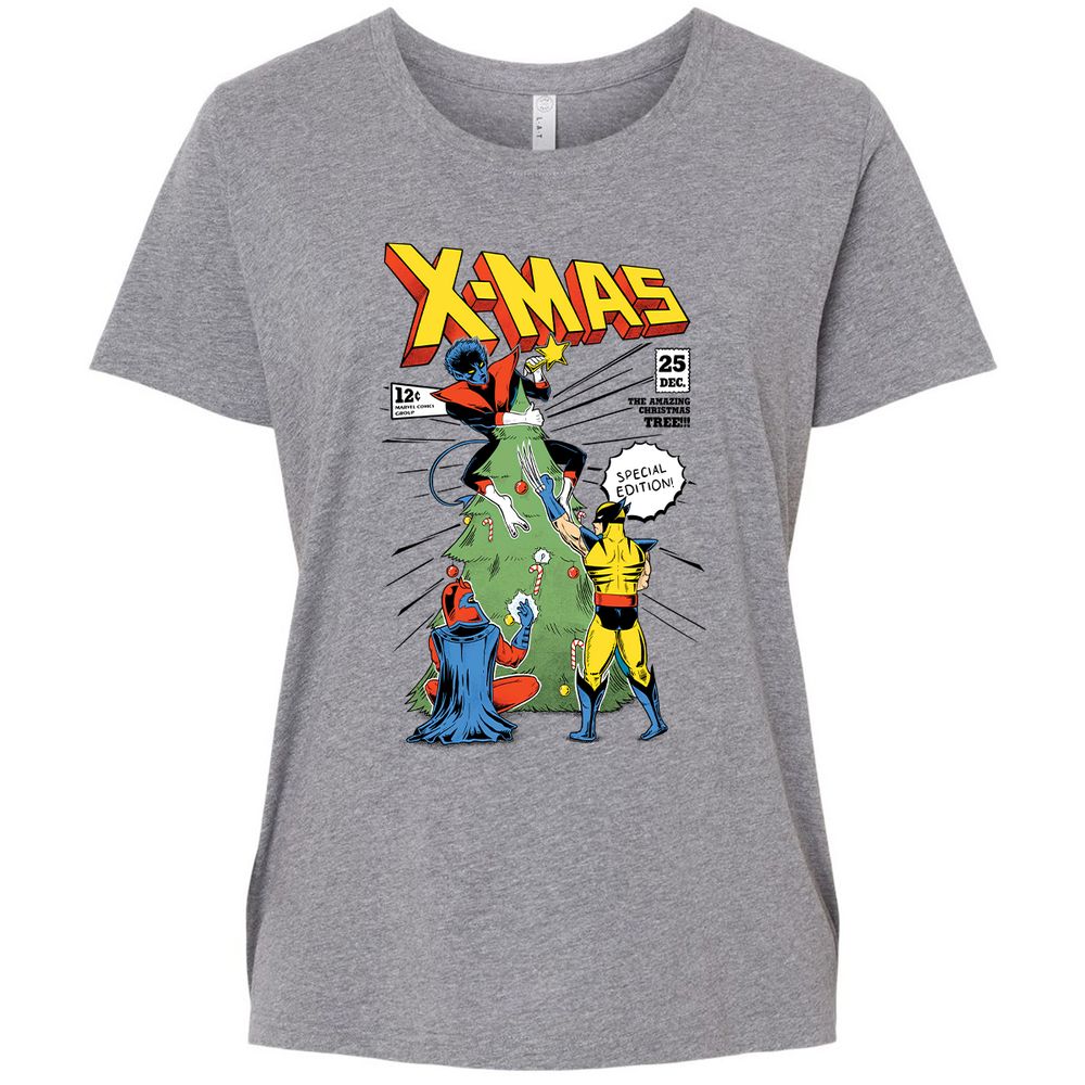 Ladies Curvy Jersey - UTVUCLPB - Granite Heather - 9