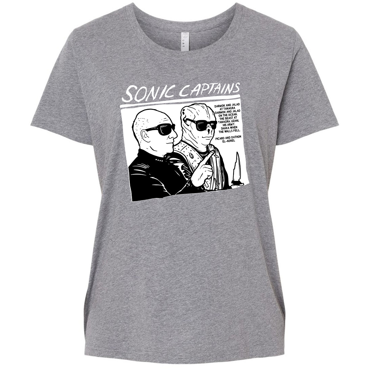 Ladies Curvy Jersey - LERJT2LG - Granite Heather - 9